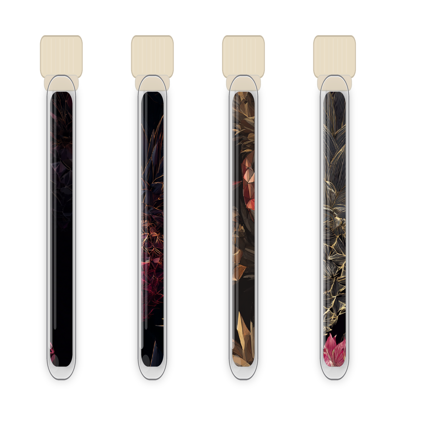 Noir Cubist Pineapples